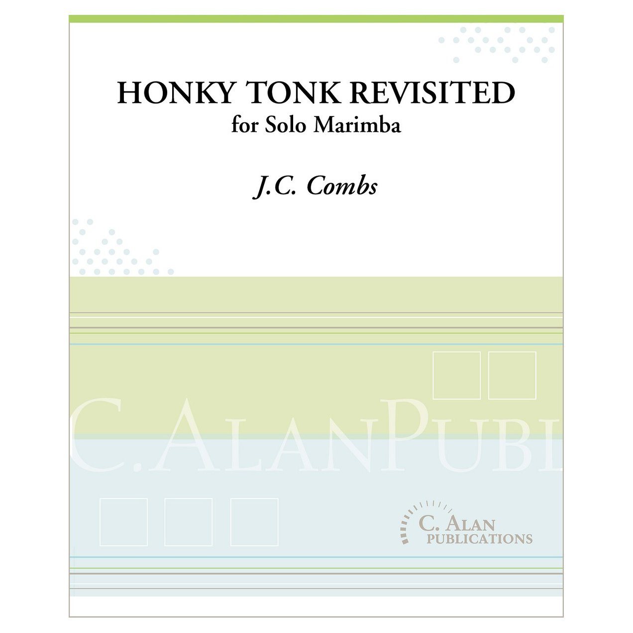 Honky Tonk Revisited for Solo Marimba by JC Combs