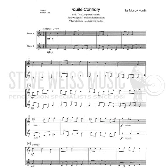 Houllif-Contest Duets For Intermediate Mallet Players (S-n2)-2 mall. inst.