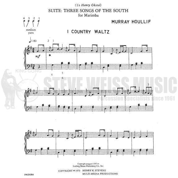 Houllif-Suite: Three Songs of the South-M