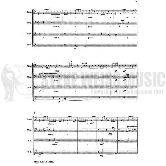 Hovhaness-Burning House Overture (SP)-P/3T/B/X/2M/FL