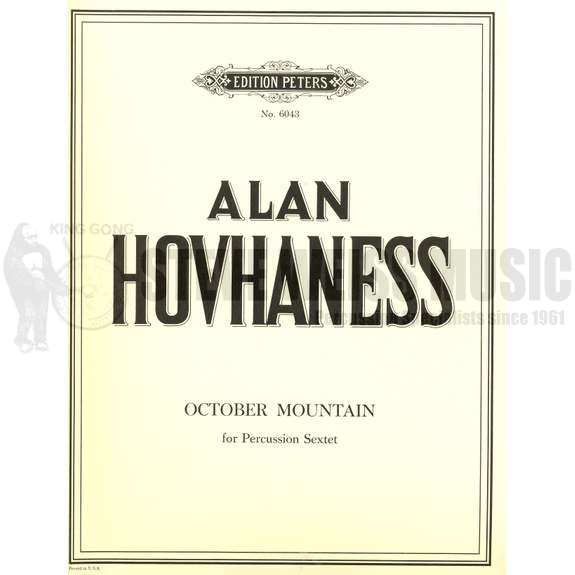 Hovhaness-October Mountain (SP)-P/3T/M/B
