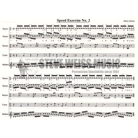 Hurley-Marching Perc. Ens. Ex. Advanced BOOK ONLY