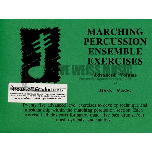 Hurley-Marching Perc. Ens. Ex. Advanced BOOK ONLY