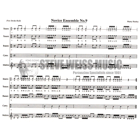 Hurley-Marching Perc. Ens. Ex. Int. (CD)