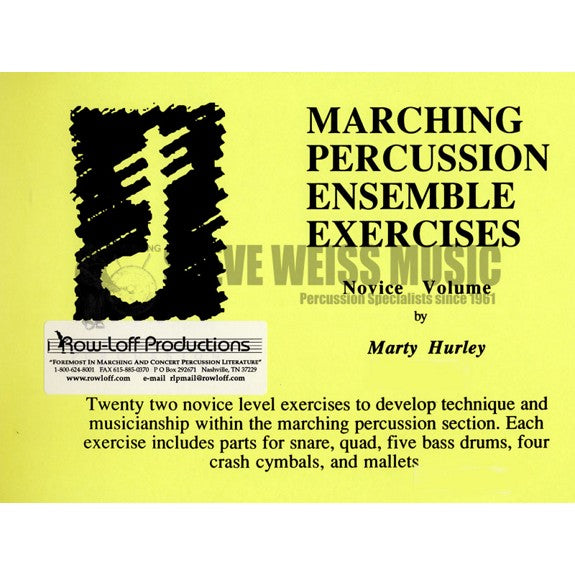 Hurley-Marching Perc. Ens. Ex. Novice (CD)