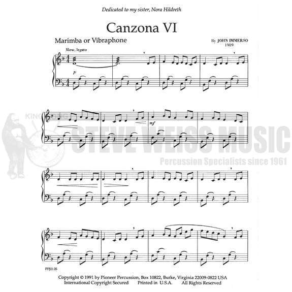 Immerso-Canzona VI-M(V)