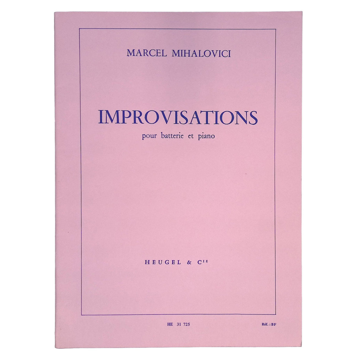 Improvisations by Marcel Mihalovici
