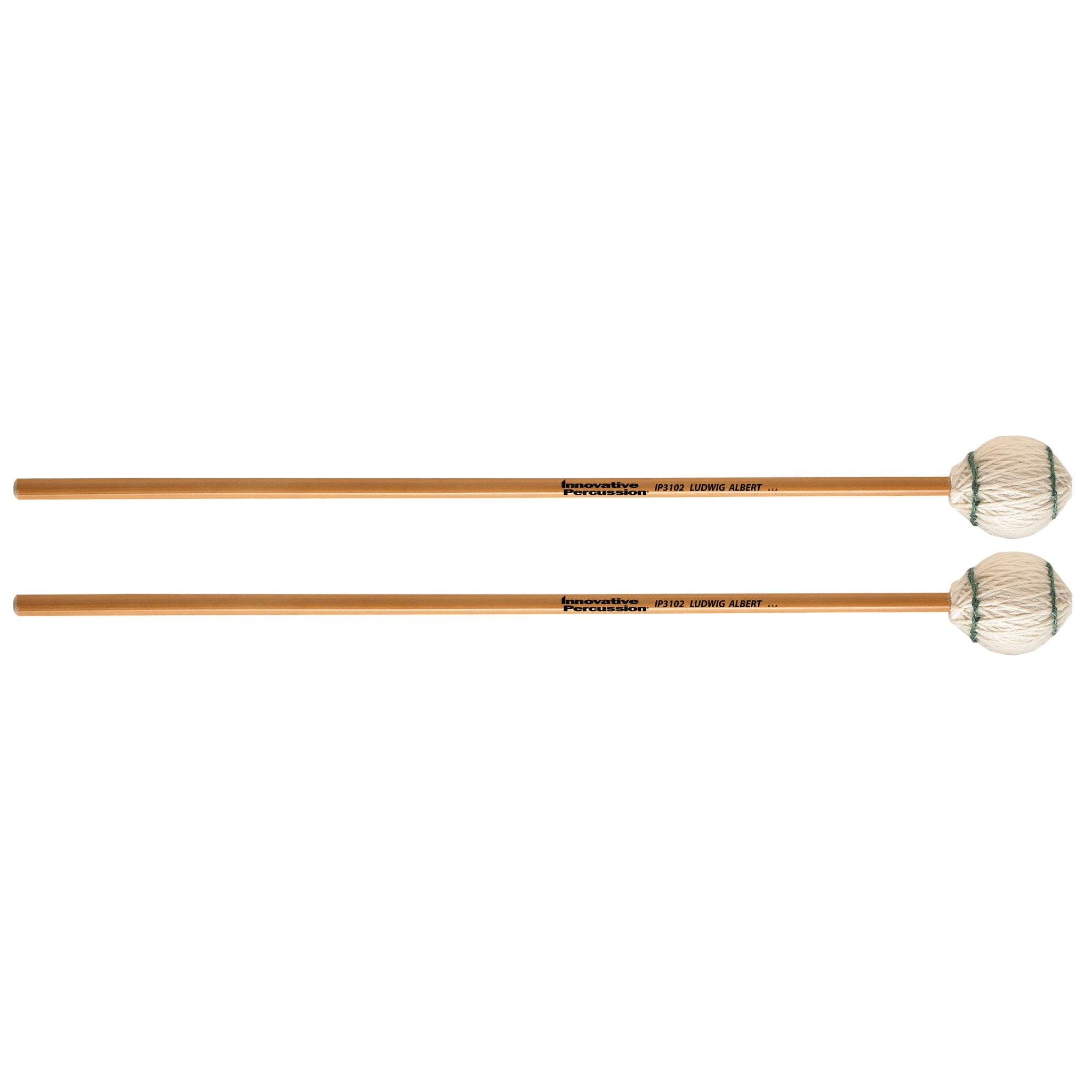 Innovative Ludwig Albert IP3102 Med Extra Soft Rattan Marimba Mallets Pair