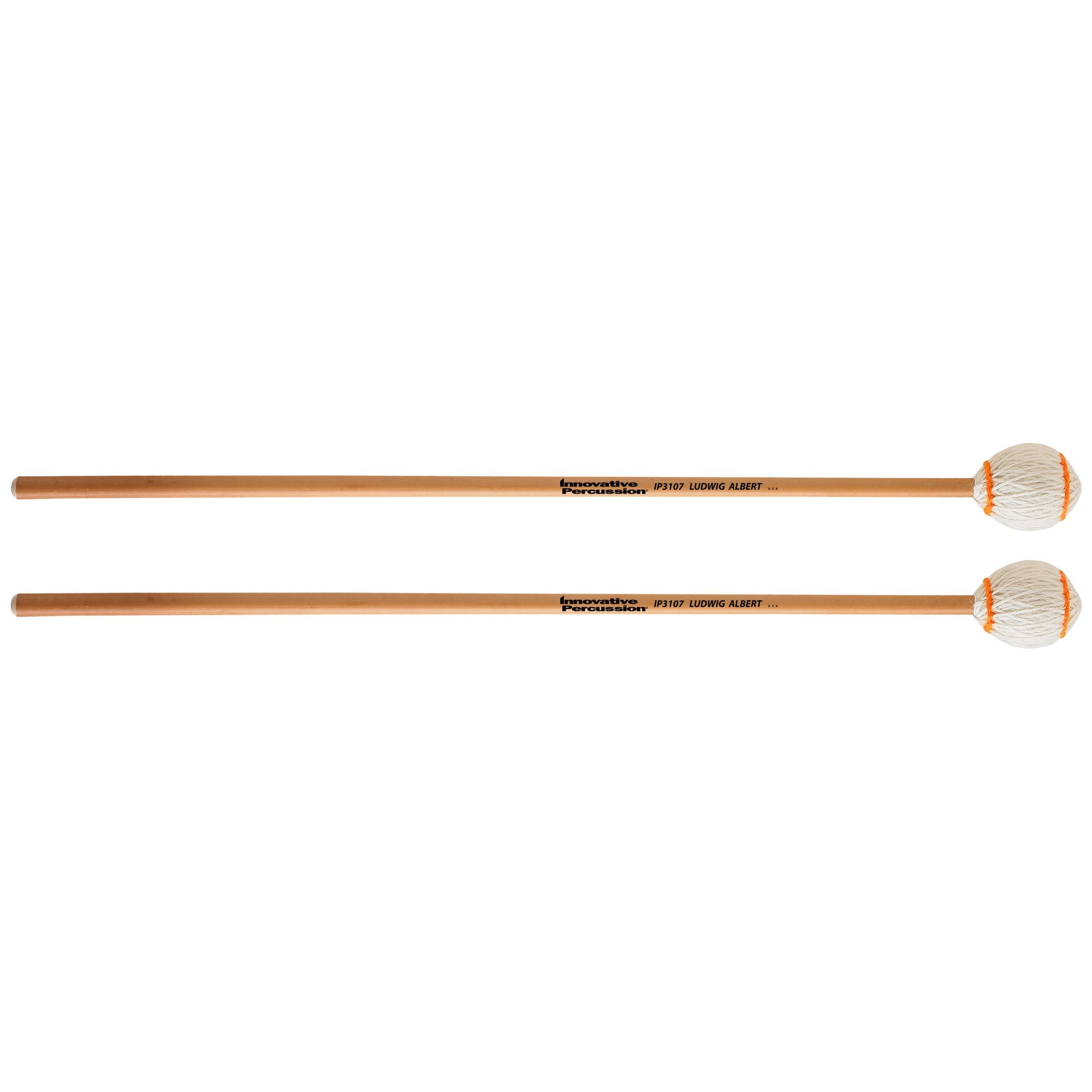Innovative Ludwig Albert IP3107 Hard Rattan Marimba Mallets Pair