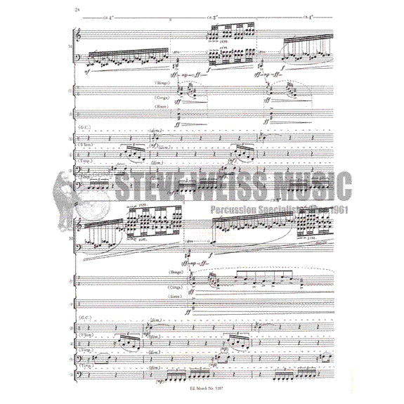 Ishii-Concertante Op. 79(S)-M/3V/X/B/C/4T/P