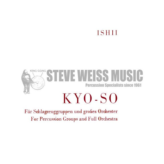 Ishii-Kyo So (StS)-6 Perc./Large Orch. OS