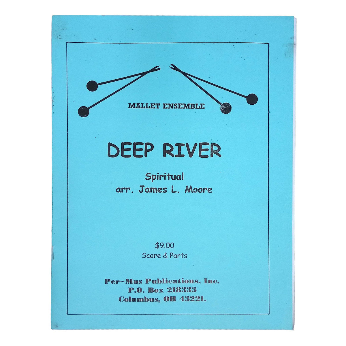 James Moore Deep River for Mallet Ensemble Cover Page