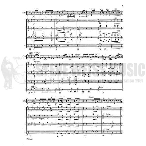Jenny-Music for Kettle Drums and Percussion Ensemble-4T Solo-X/B