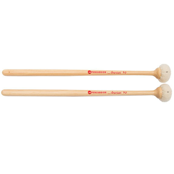 JGpercussion American Series A2 Timpani Mallets - Hickory