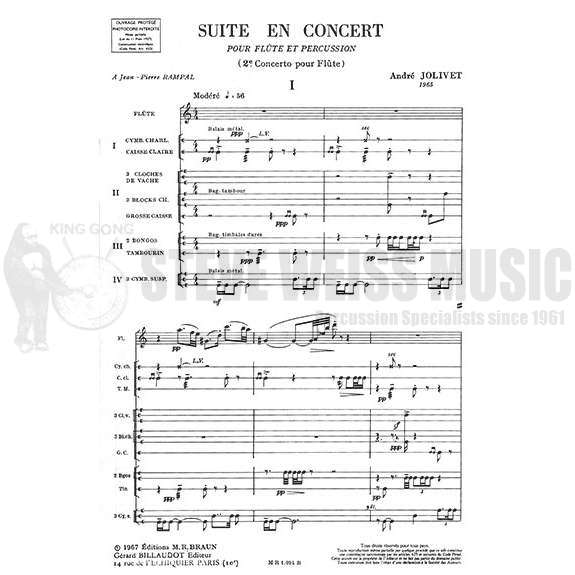 Jolivet-Suite en Concert(S)-Solo FL