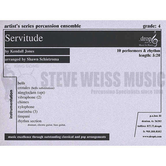 Jones, K.-Servitude (Concert version) (SP)-B/2V/C/Cro./Almgl./X/3M/4
