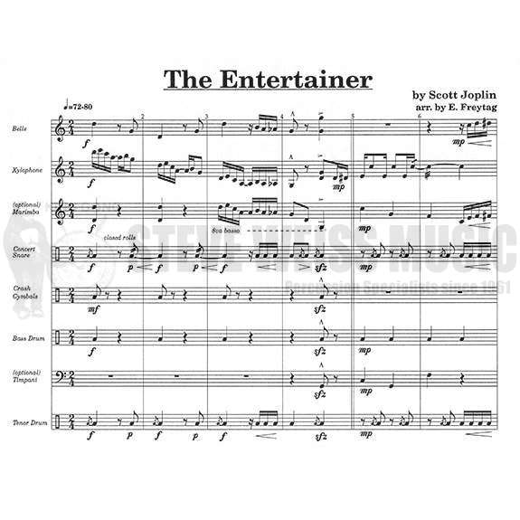 Joplin-Entertainer, The arr. Freytag B/X/M/3T/P SP