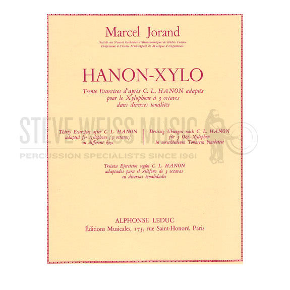 Jorand-30 Exercises for Xylophone/Hanon