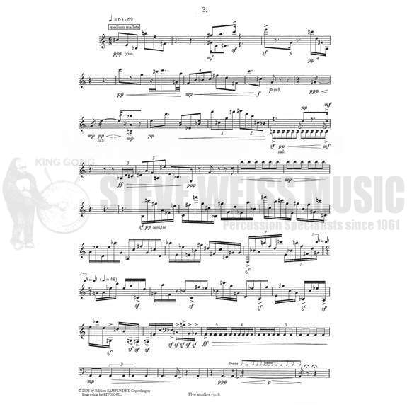 Jorgensen-Five Studies for Marimba-M OS