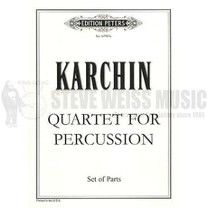Karchin-Quartet for Percussion(P)-B/2V/C/M/4T/P