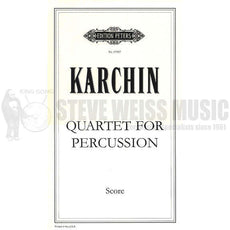 Karchin-Quartet for Percussion (S-n4)-B/2V/C/M/4T/P
