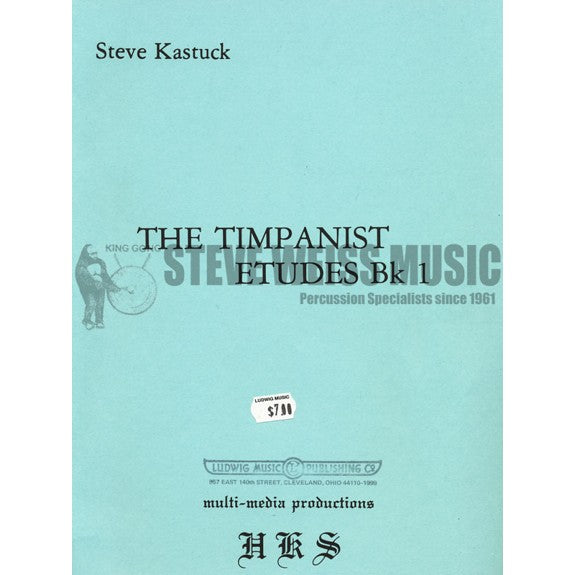 Kastuck-Timpanist Etudes (Bk 1)