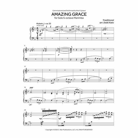 Kato (arr.)-Amazing Grace-M