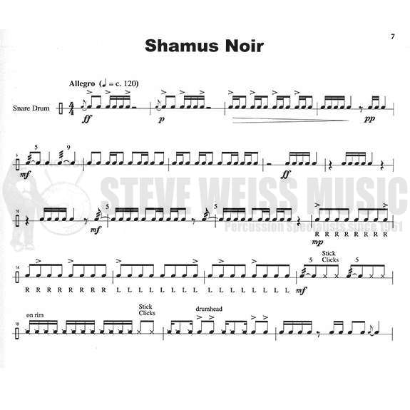 Kennedy-Sixty Second Solos for Snare Drum, Timpani and Mallet Instruments