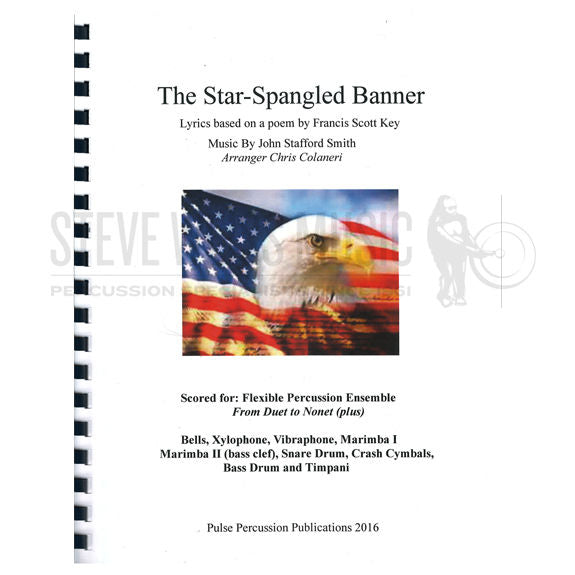 Key-Star Spangled Banner arranged Colaneri (SP)-B/V/X/M/BM/3T /P