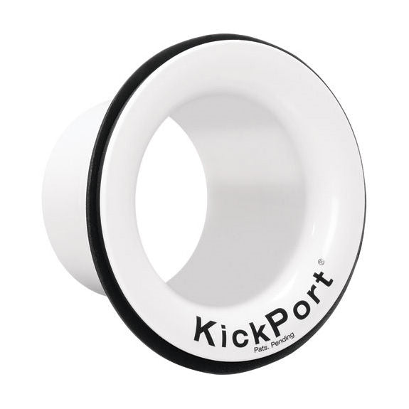 White Kickport Soundport for Bass Drum