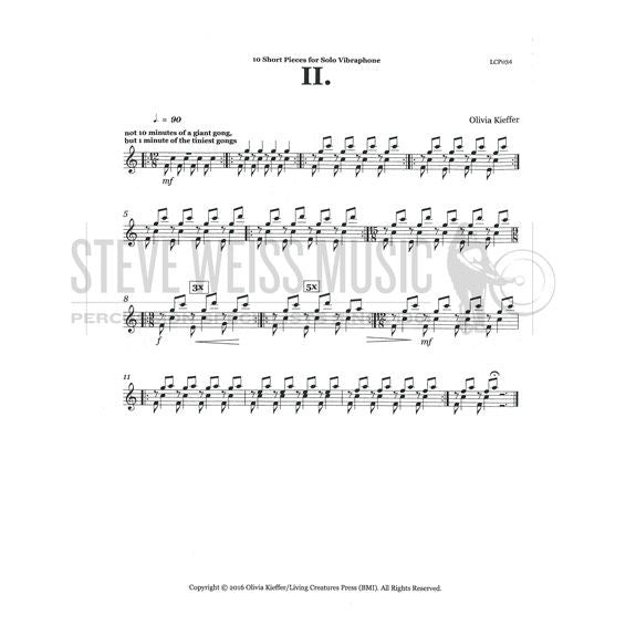 Kieffer-10 Short Pieces for Solo Vibraphone-V