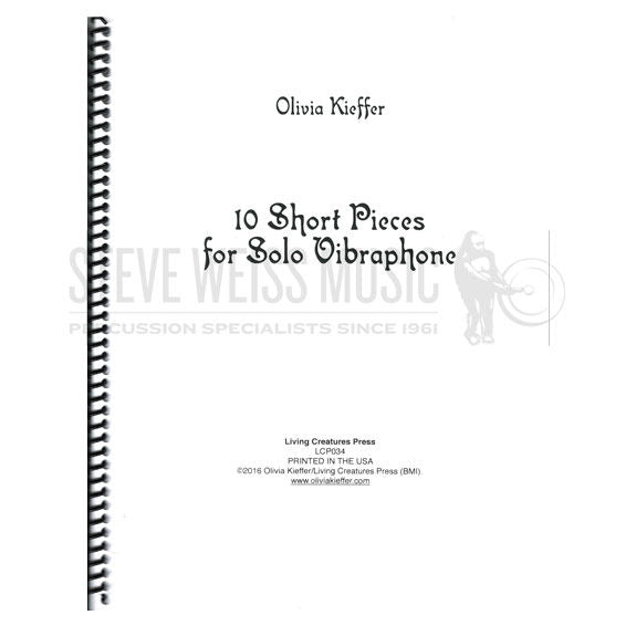 Kieffer-10 Short Pieces for Solo Vibraphone-V