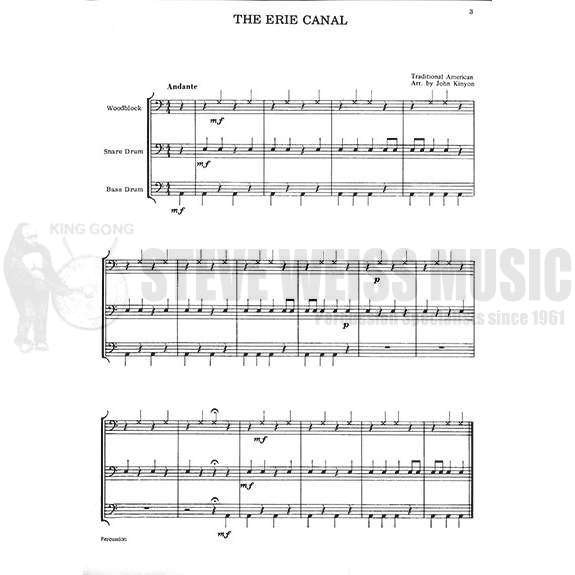 Kinyon-Percussion Ensembles for Young Performers-P/B