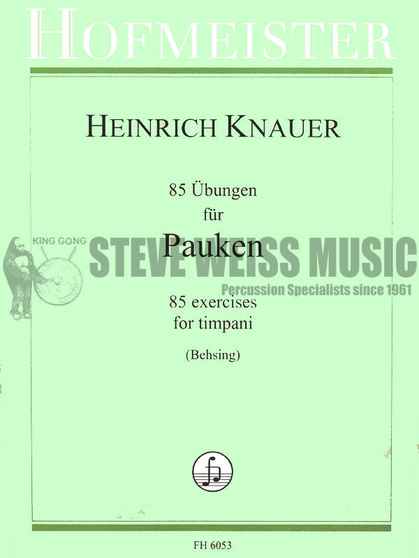 Knauer-85 Ubungen fur Pauken