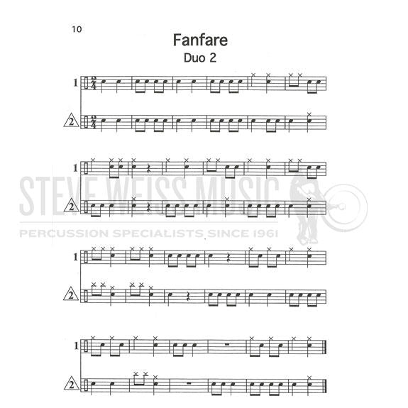 Kopetzki-1,2, Snare Drum; Easy Studies for Snare