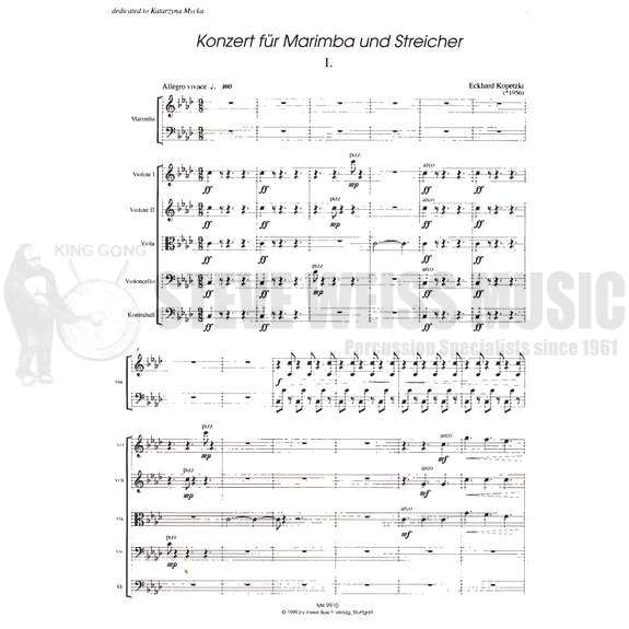 Kopetzki-Concerto for Marimba (StS)-M/Strings