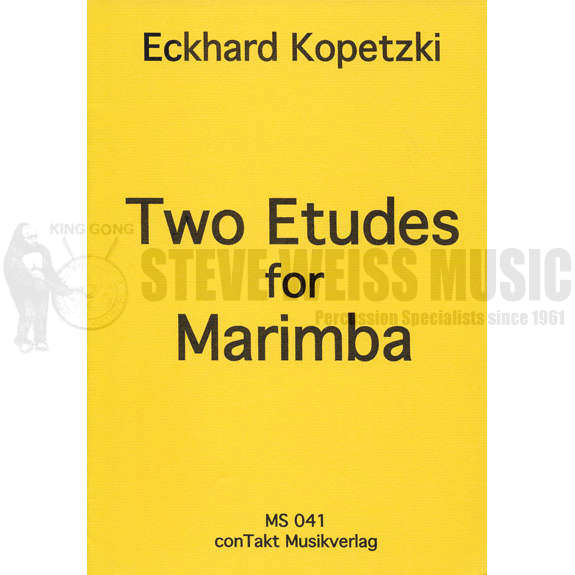 Kopetzki-Two Etudes for Marimba-M