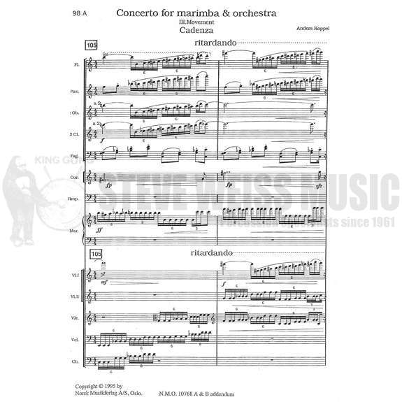Koppel-Concerto for Marimba CADENZA-M