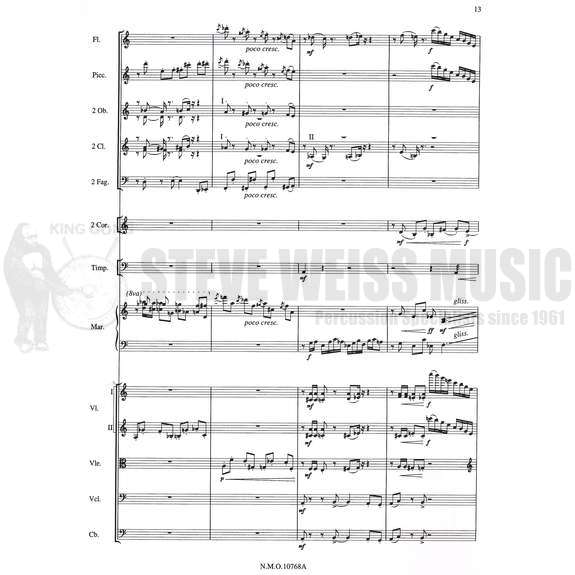 Koppel-Concerto for Marimba (Full score)-M/orch.