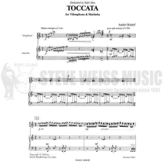 Koppel-Toccata for Marimba & Vibraphone-DUET VERSION (S-n2)-V/M