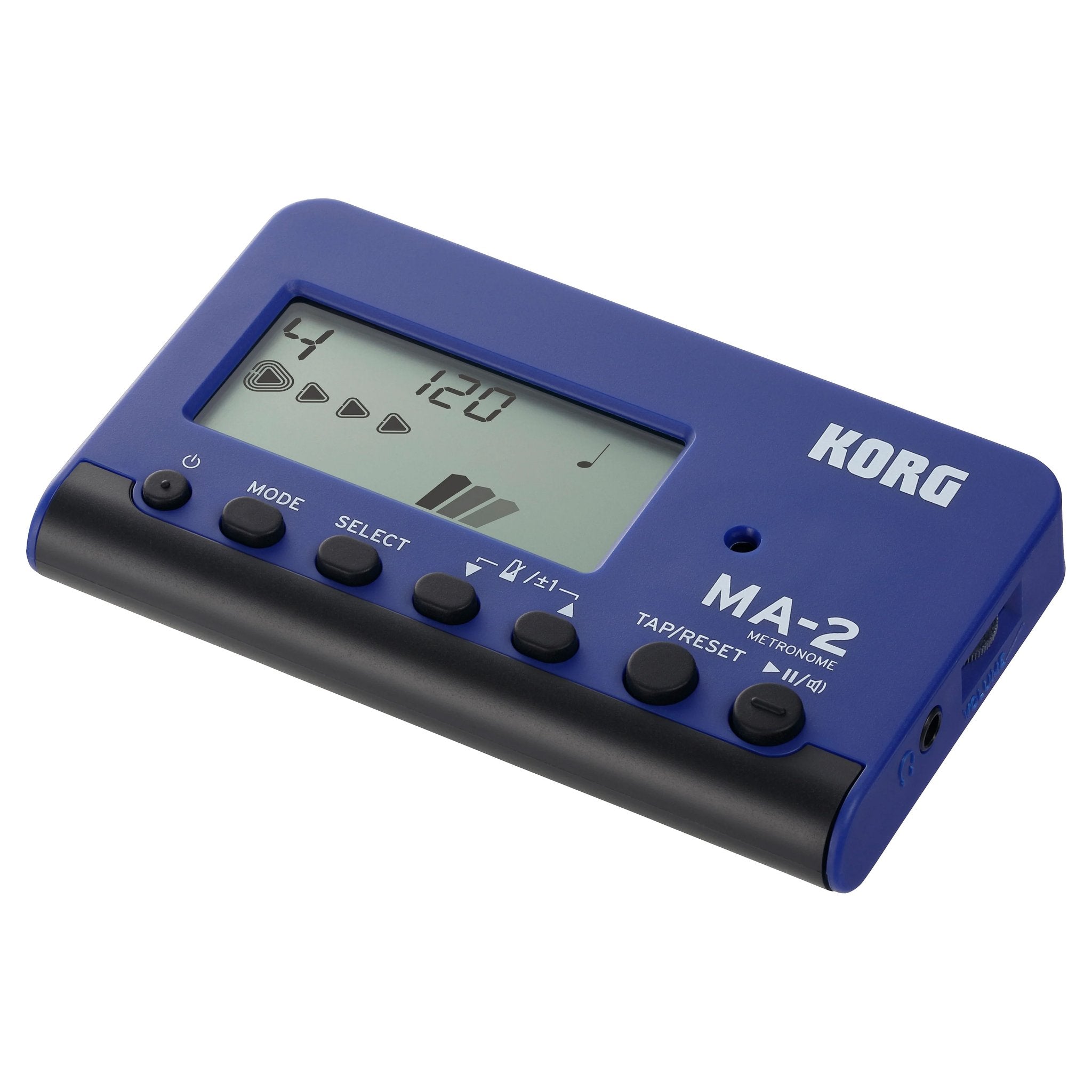 Korg MA-2 Metronome- Blue Slanted View