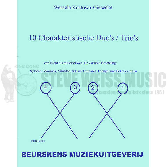 Kostowa-Giesecke-10 Characteristic Duos/Trios (SP)-V/X/M/P