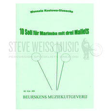 Kostowa-Giesecke-10 Studies for Marimba with 3 Mallets