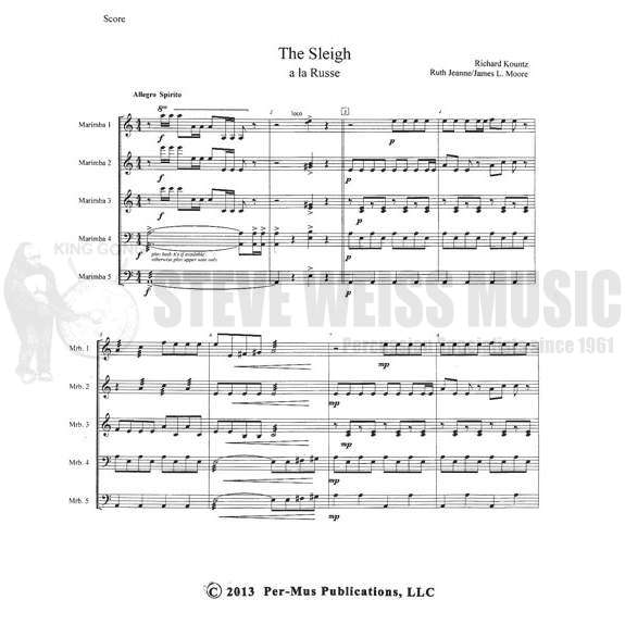 Kountz-Sleigh, The arr. Jeanne (SP)-4M