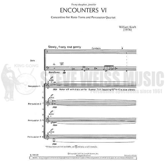 Kraft-Encounters VI-P/V/B/C/Crot/7 Solo Roto