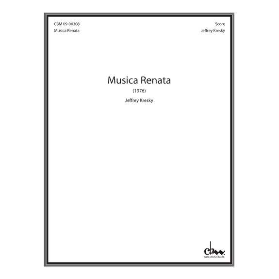 Kresky-Musica Renata (SP)-B/V/CEL/X/M/4T/P