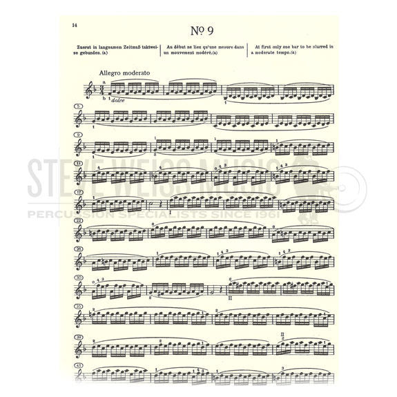 Kreutzer-42 Etuden (Capricen) for Violin Solo