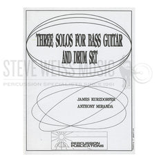 Kurzdorfer-Three Solos for Bass Guitar and Drum Set-DS/BGT