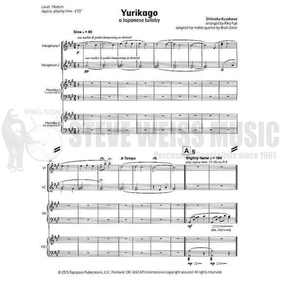 Kusakawa-Yurikago arr. Fujii/Zator (SP)-2V/2M