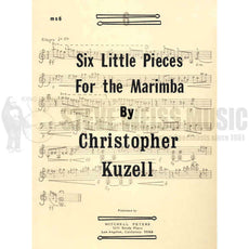 Kuzell-Six Little Pieces for Marimba-M